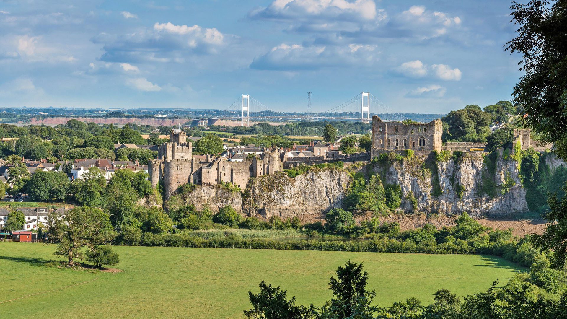 Chepstow Castle in the Forest of Dean and Wye Valley