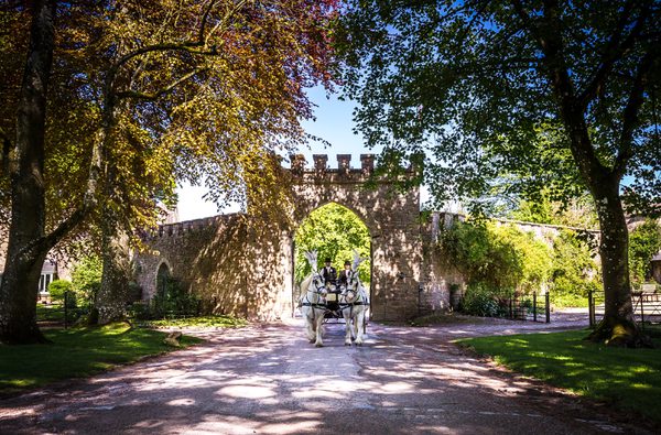 Clearwell Castle Wedding Venue After Ceremony
