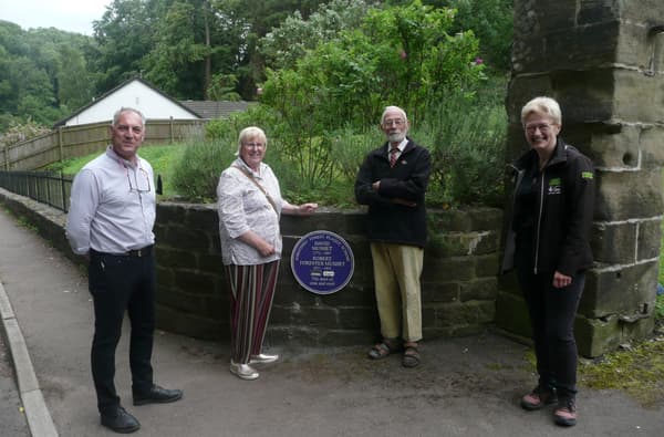 Whitecliff Ironworks Historic Plaque