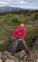 Abseiling with Borderlands Outdoors