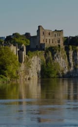 Chepstow Castle on The Wales Coast Path