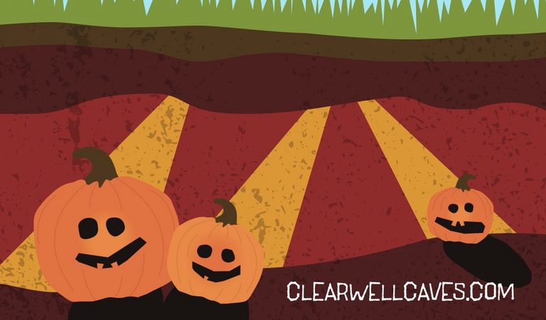 The Big Pumpkin count at Clearwell Caves
