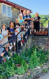 PWC group on stairs June 23