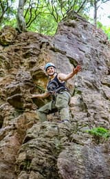 Rock Climbing at Symonds Yat in the Forest of Dean with Ispire2adventure