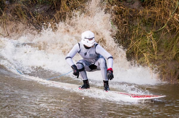 The Severn Bore Stormtrooper Surfing