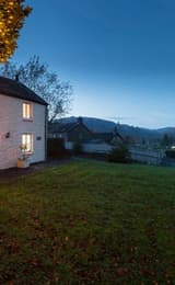 Tintern Abbey Cottage advent or Christmas panorama