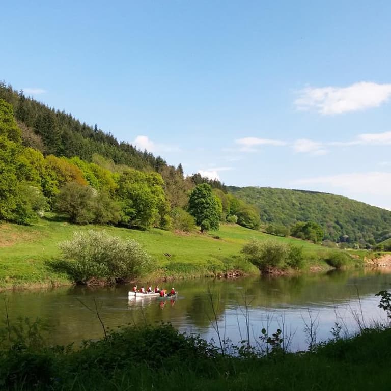 Penallt Canoe on the River Wye