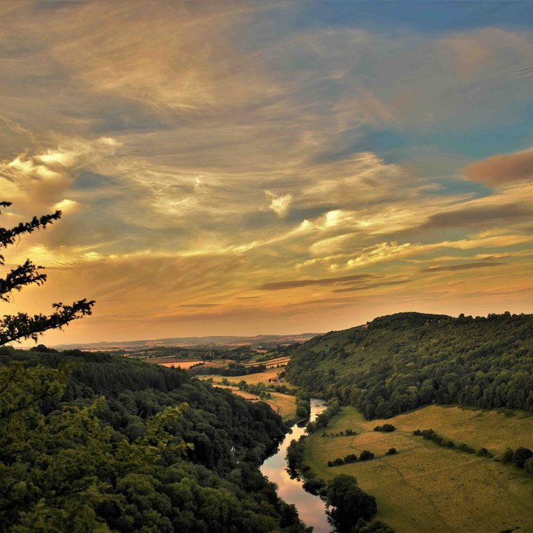 Copyright Paul Bennell Symonds Yat Sunset