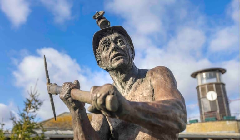 Cinderford Town Freeminer Sculpture