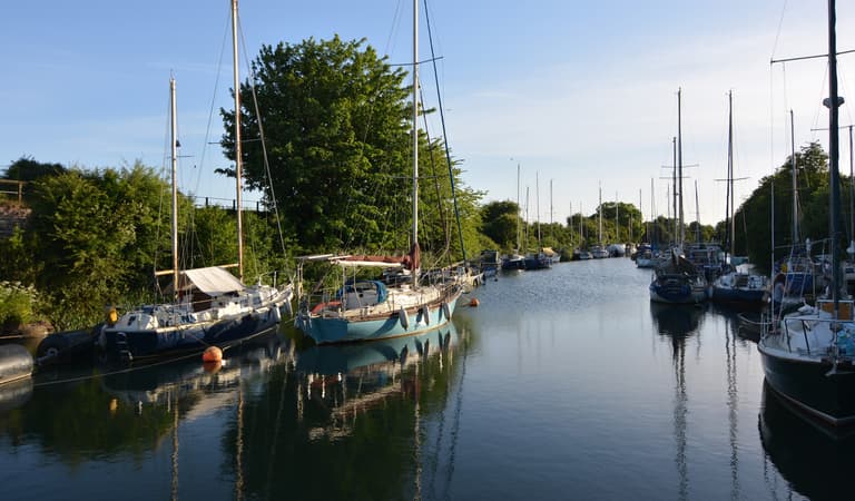 Lydney Harbour Boats