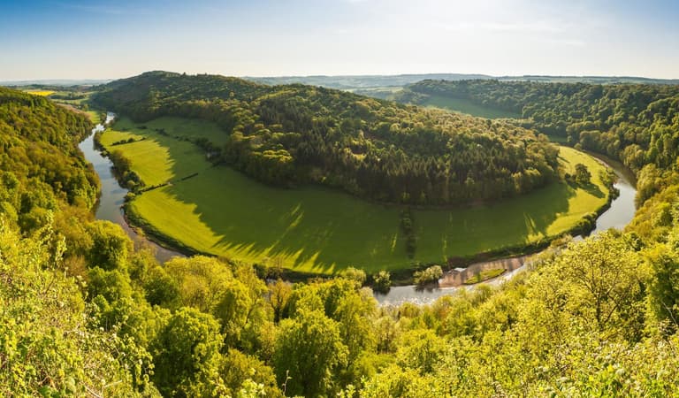 Symonds Yat Rock Viewpoint in the Summer