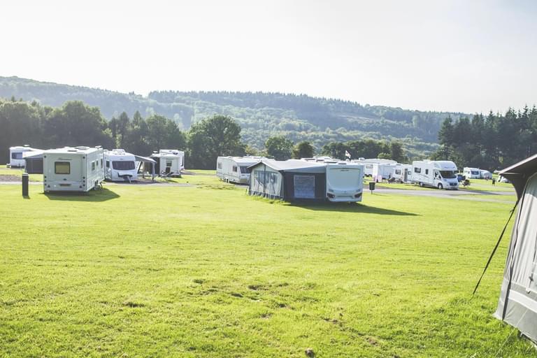 Bracelands Campsite hosting Caravans Campervans on holiday
