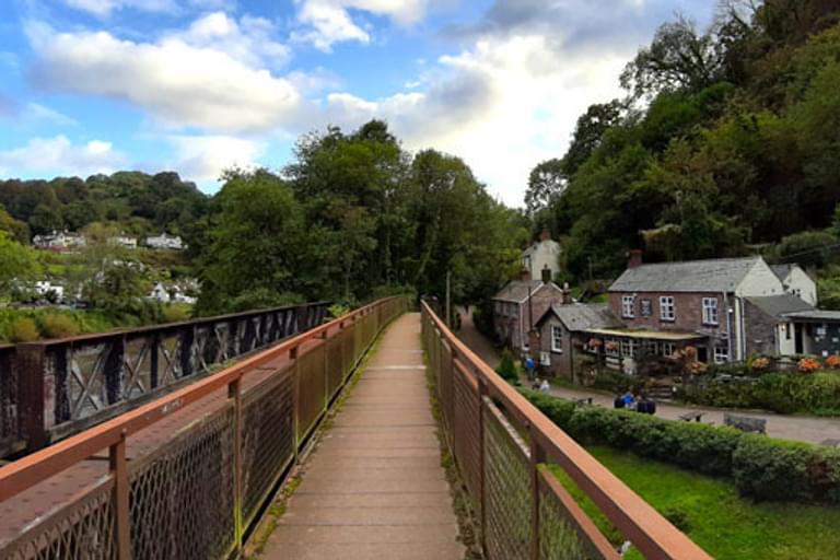 Redbrook Bridge in Gloucestershire and Monmouthshire featured in the Sex Education TV Series
