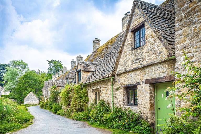 The Cotswolds stone buildings