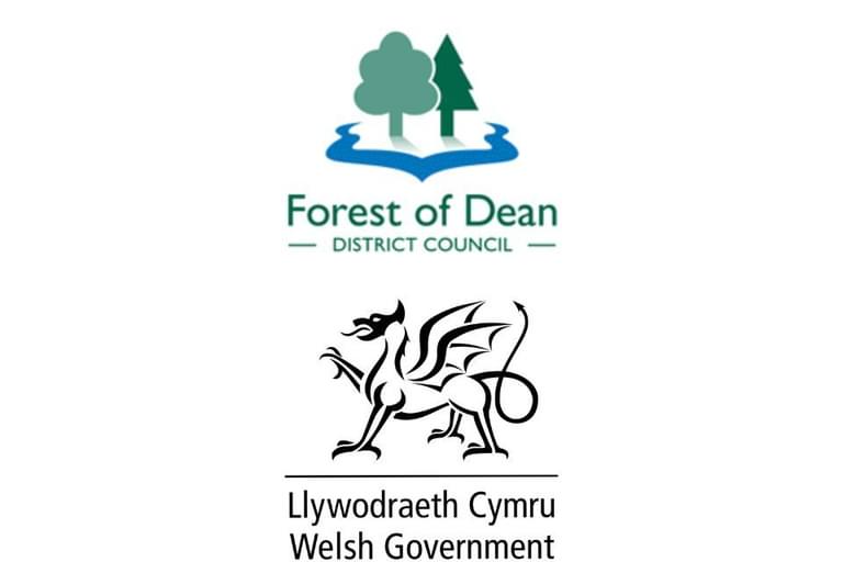 Forest of Dean District Council and Welsh Government Logos
